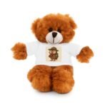 Stuffed Animal with Tee, Cuddle Buddy Gift, Personalized Plush Toy, Kids Birthday, Cute Home Decor, Stuffed Bear for Every Occasion