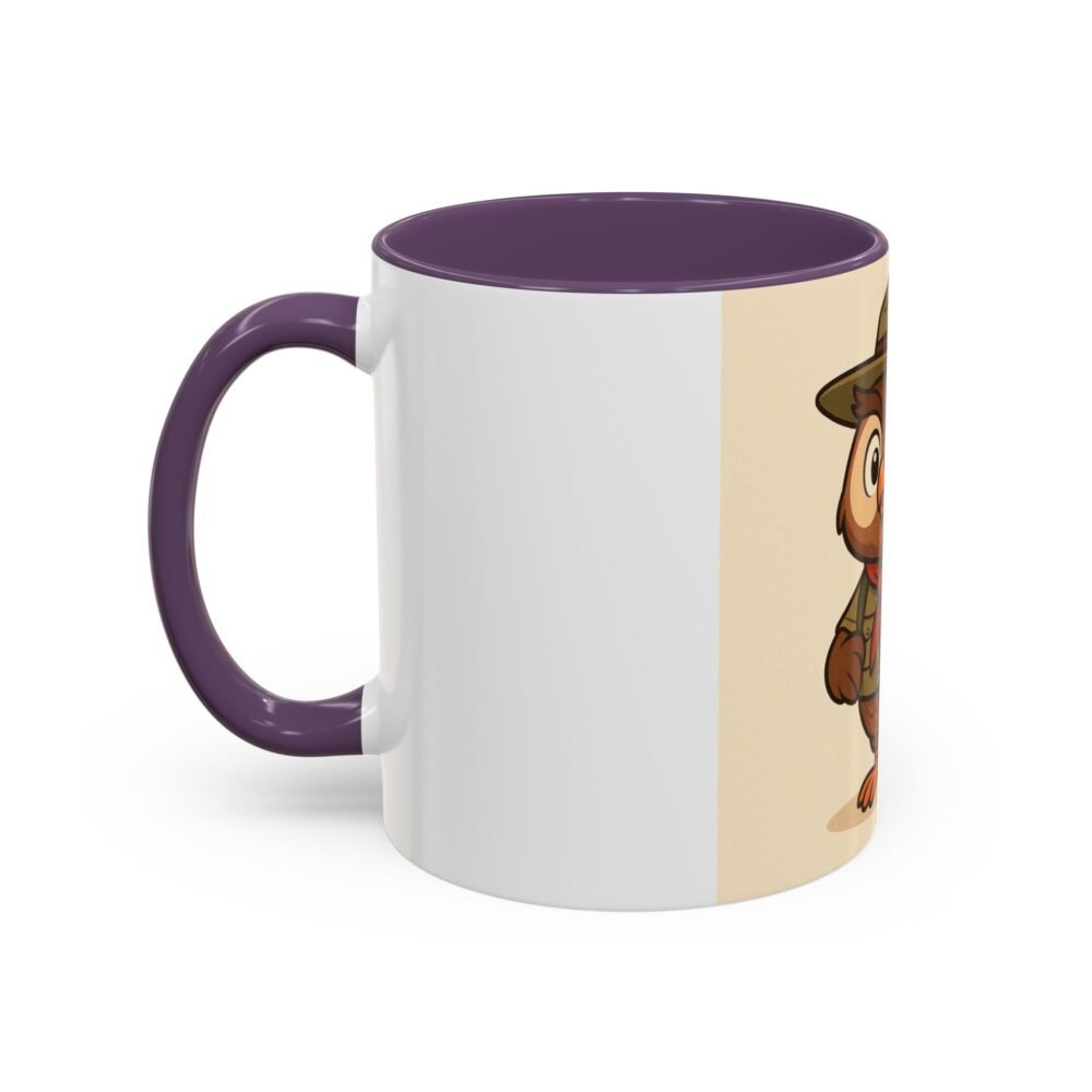 Cute Owl Scout Accent Coffee Mug, Nature Lover Gift, Camping Cup, Adventure Mug, Perfect for Birthdays, Holidays - Image 27