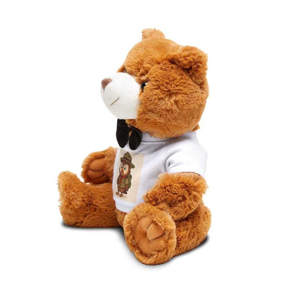 Adorable Personalized Teddy Bear with Custom T-Shirt, Gift for Kids, Stuffed Animal for Birthdays, Baby Showers, Holidays - Image 3
