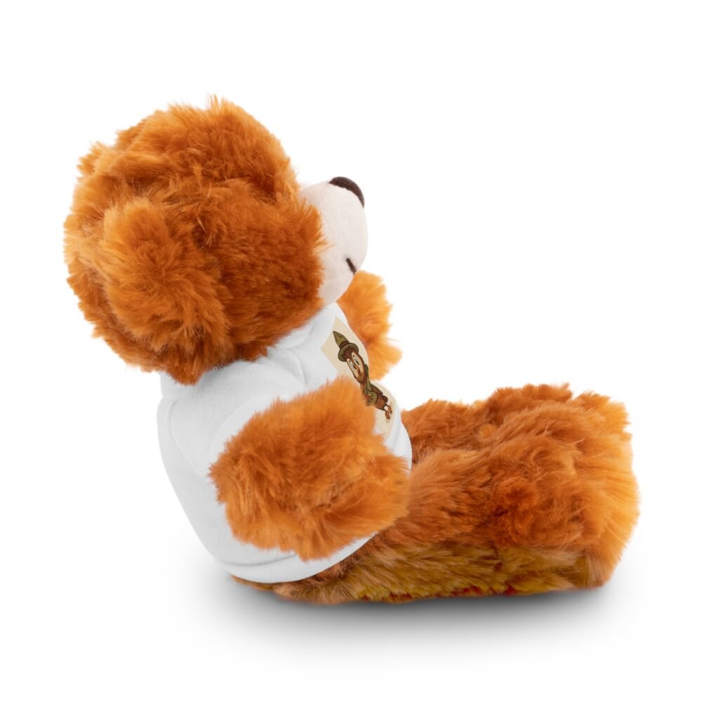 Stuffed Animal with Tee, Cuddle Buddy Gift, Personalized Plush Toy, Kids Birthday, Cute Home Decor, Stuffed Bear for Every Occasion - Imagen 2
