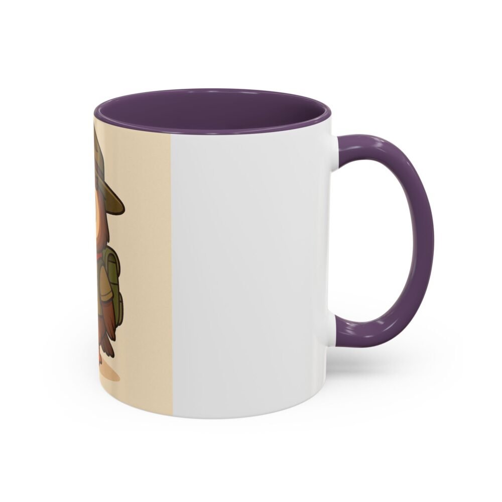 Cute Owl Scout Accent Coffee Mug, Nature Lover Gift, Camping Cup, Adventure Mug, Perfect for Birthdays, Holidays - Image 26