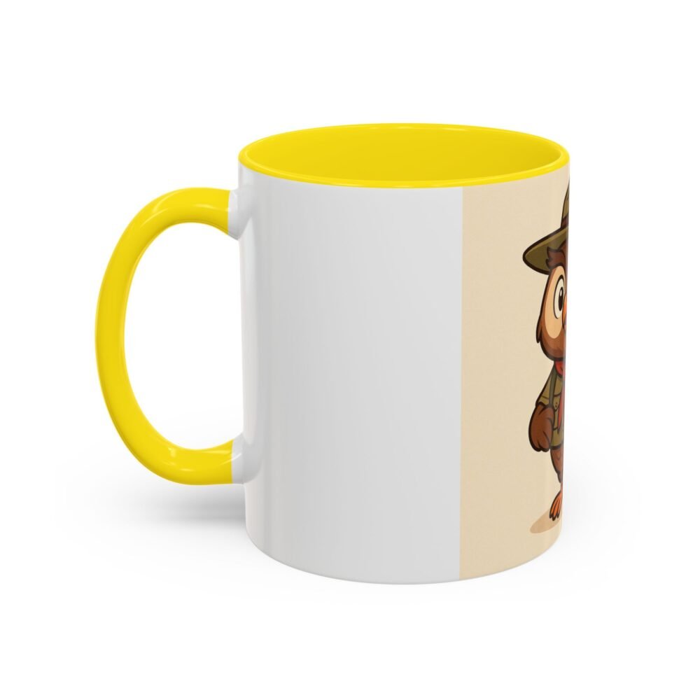 Cute Owl Scout Accent Coffee Mug, Nature Lover Gift, Camping Cup, Adventure Mug, Perfect for Birthdays, Holidays - Image 31
