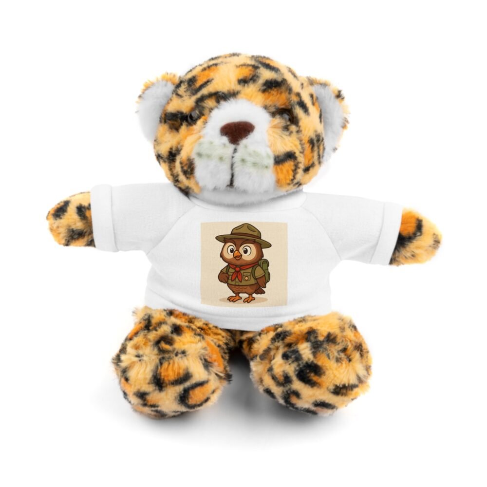 Stuffed Animal with Tee, Cuddle Buddy Gift, Personalized Plush Toy, Kids Birthday, Cute Home Decor, Stuffed Bear for Every Occasion - Imagen 7
