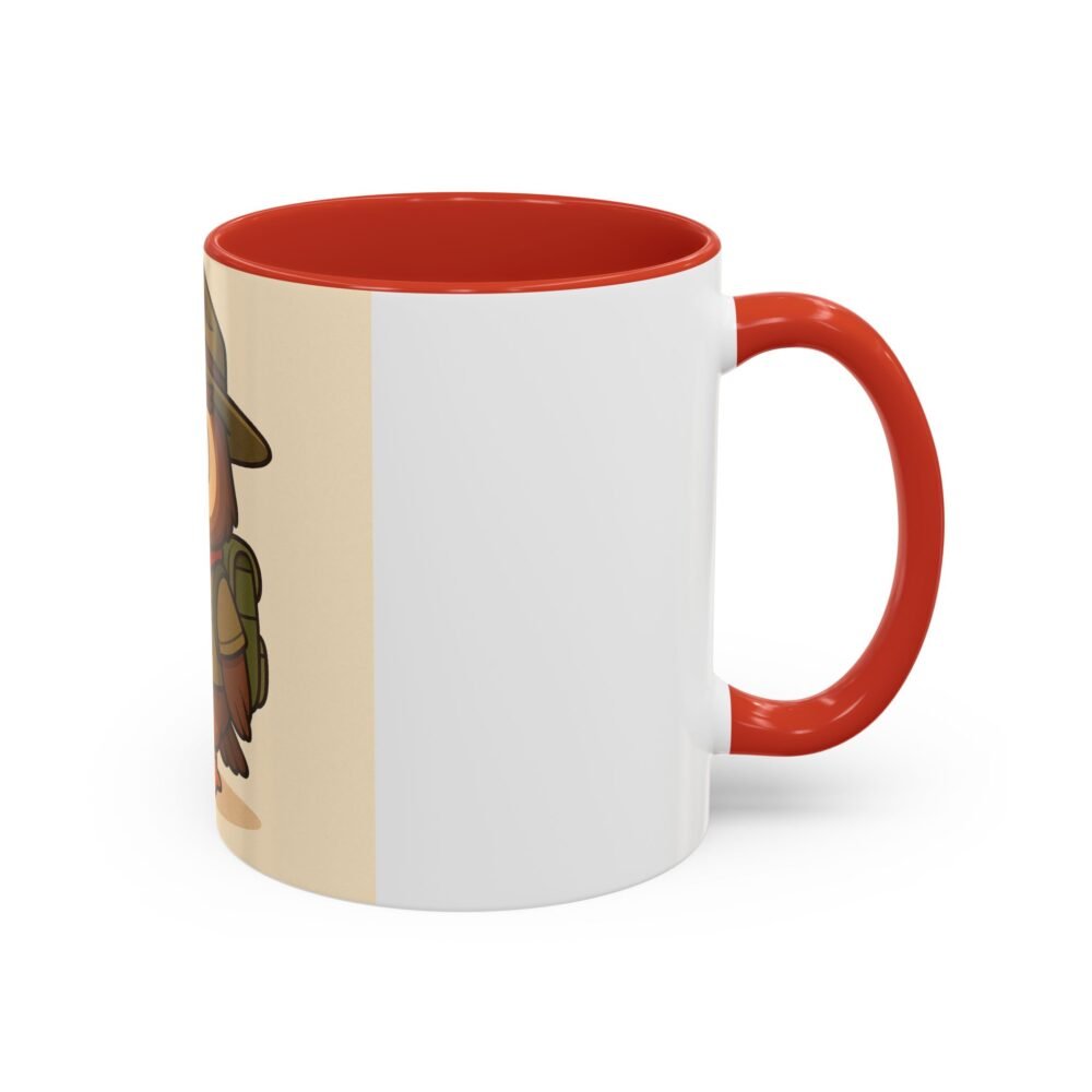 Cute Owl Scout Accent Coffee Mug, Nature Lover Gift, Camping Cup, Adventure Mug, Perfect for Birthdays, Holidays - Image 14