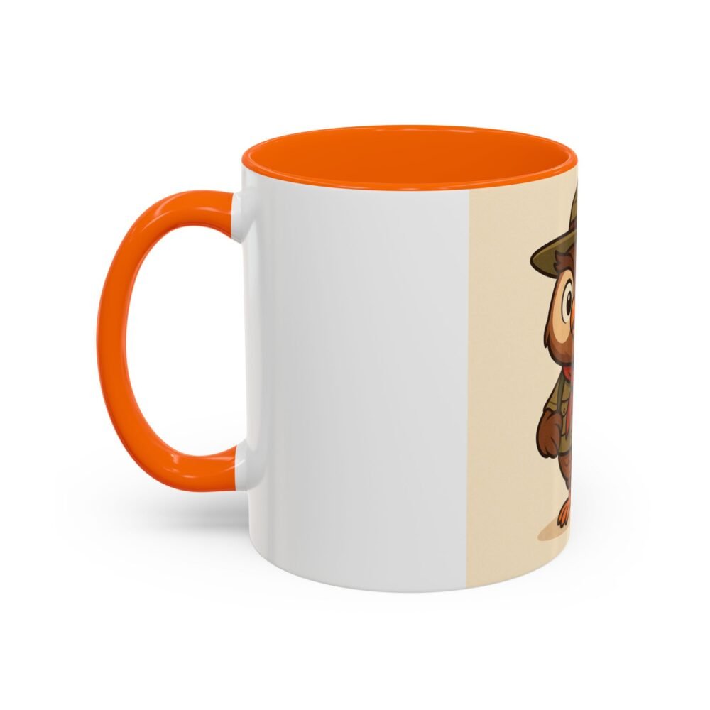 Cute Owl Scout Accent Coffee Mug, Nature Lover Gift, Camping Cup, Adventure Mug, Perfect for Birthdays, Holidays - Image 23