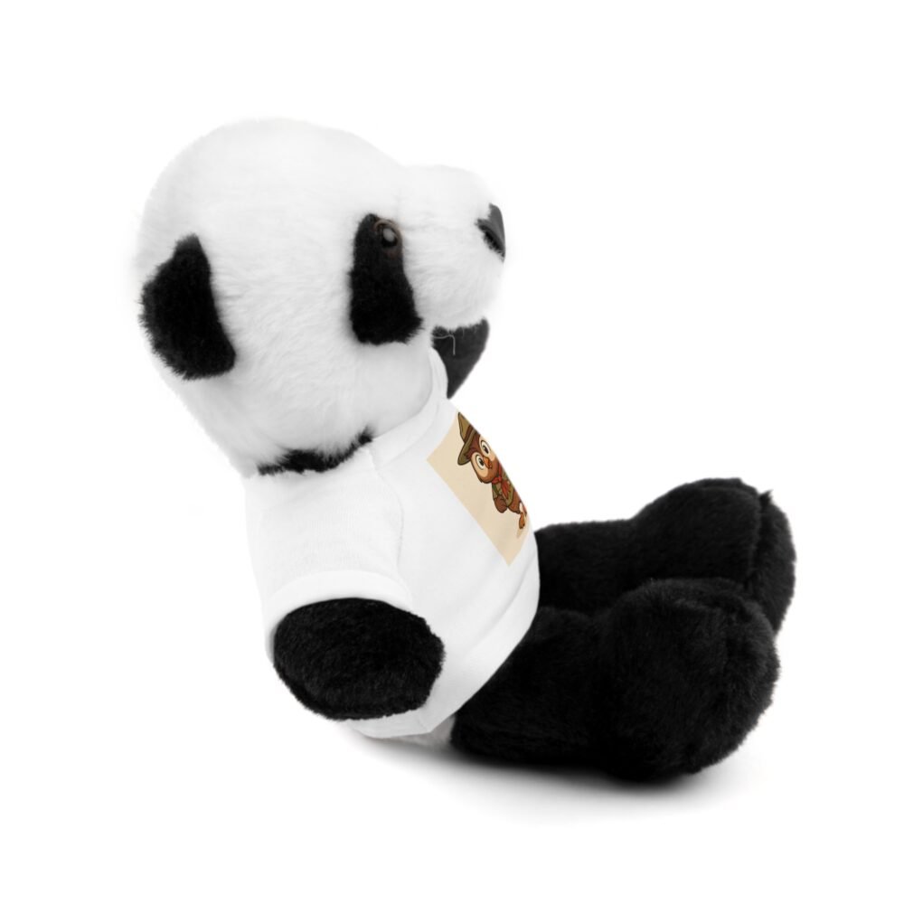 Stuffed Animal with Tee, Cuddle Buddy Gift, Personalized Plush Toy, Kids Birthday, Cute Home Decor, Stuffed Bear for Every Occasion - Imagen 14