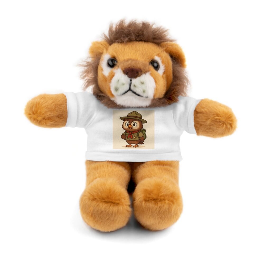Stuffed Animal with Tee, Cuddle Buddy Gift, Personalized Plush Toy, Kids Birthday, Cute Home Decor, Stuffed Bear for Every Occasion - Imagen 10