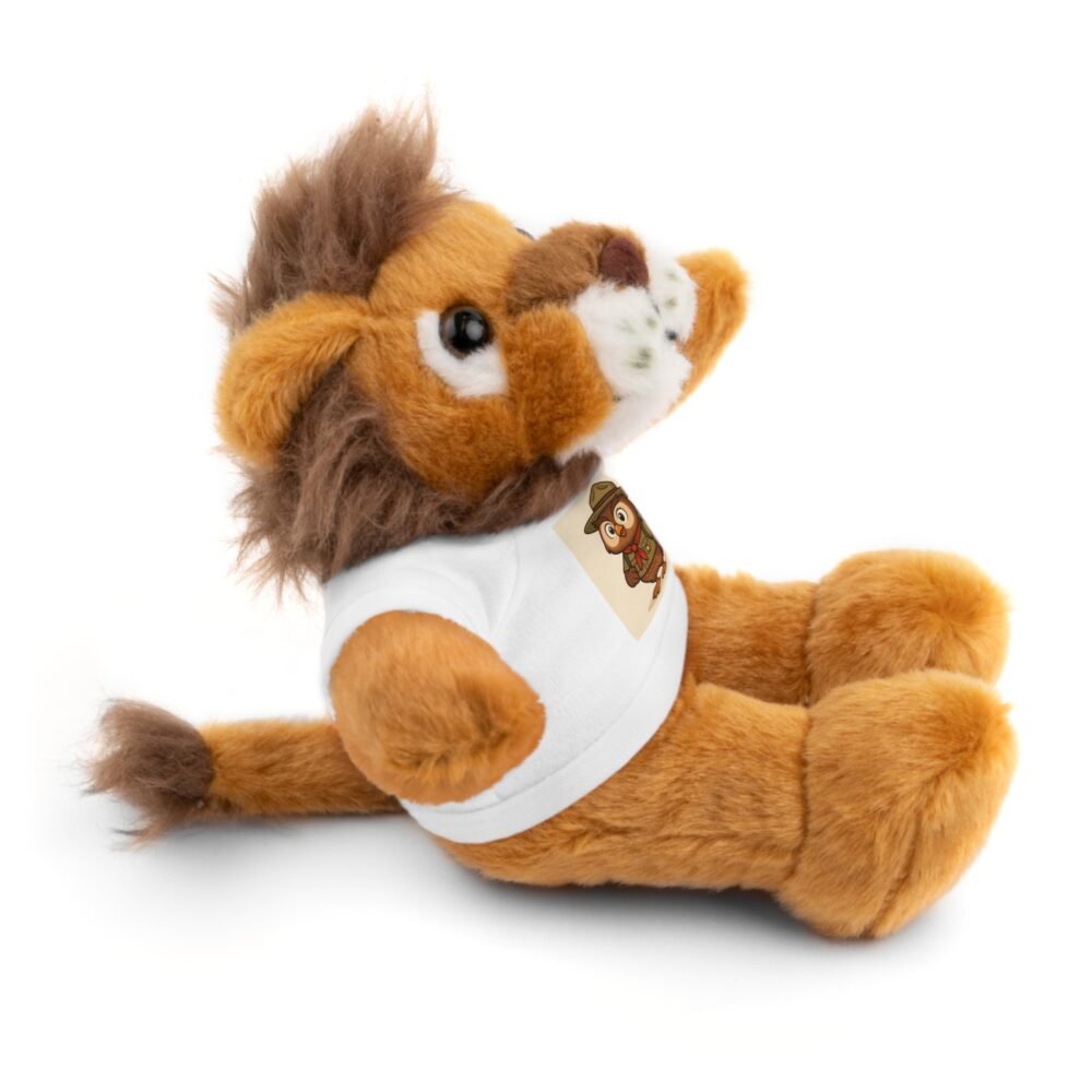 Stuffed Animal with Tee, Cuddle Buddy Gift, Personalized Plush Toy, Kids Birthday, Cute Home Decor, Stuffed Bear for Every Occasion - Imagen 11