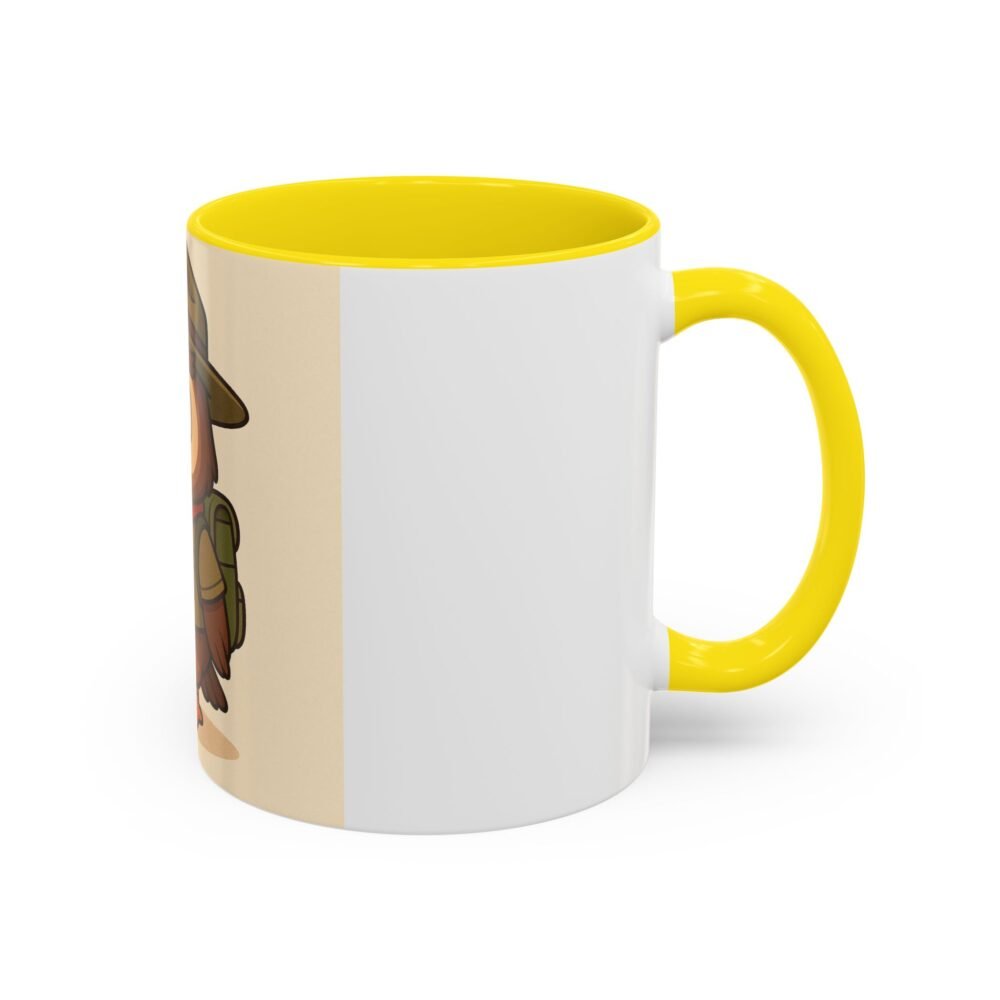 Cute Owl Scout Accent Coffee Mug, Nature Lover Gift, Camping Cup, Adventure Mug, Perfect for Birthdays, Holidays - Image 30