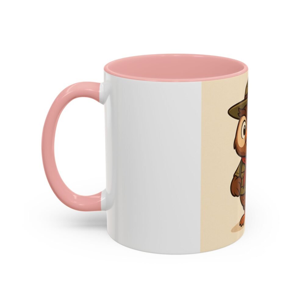Cute Owl Scout Accent Coffee Mug, Nature Lover Gift, Camping Cup, Adventure Mug, Perfect for Birthdays, Holidays - Image 11