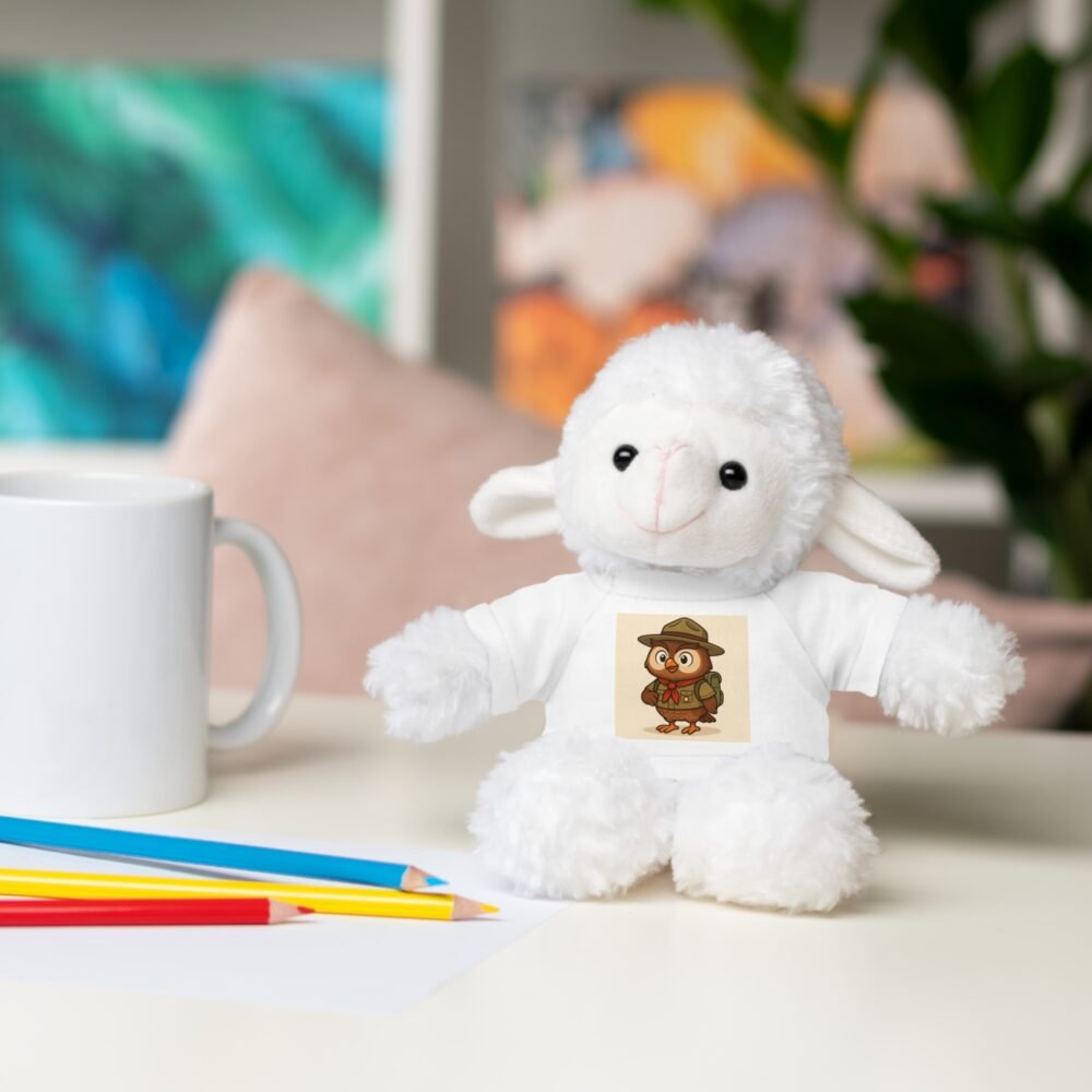 Stuffed Animal with Tee, Cuddle Buddy Gift, Personalized Plush Toy, Kids Birthday, Cute Home Decor, Stuffed Bear for Every Occasion - Imagen 18
